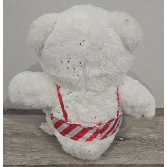 Build a Bear Heart Box White and Gold Bear Plush‎ Baby Toy 2022 - Picture 2 of 5